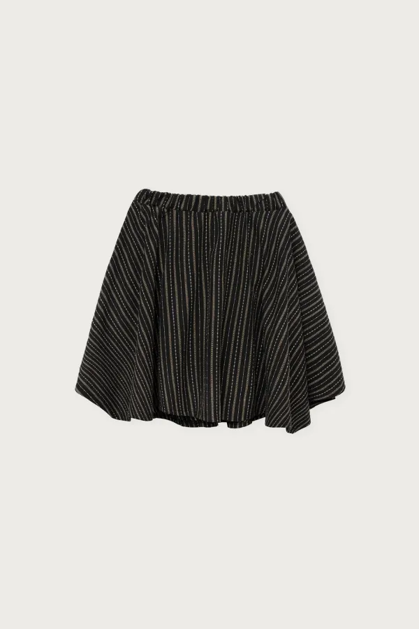 UNBALANCE SKIRT ST BLACK