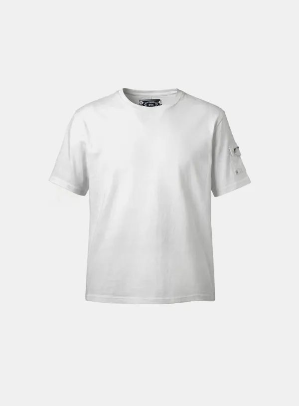 [w-tee26-015] Viper Pocket Short Sleeve T-Shirt V2 - White