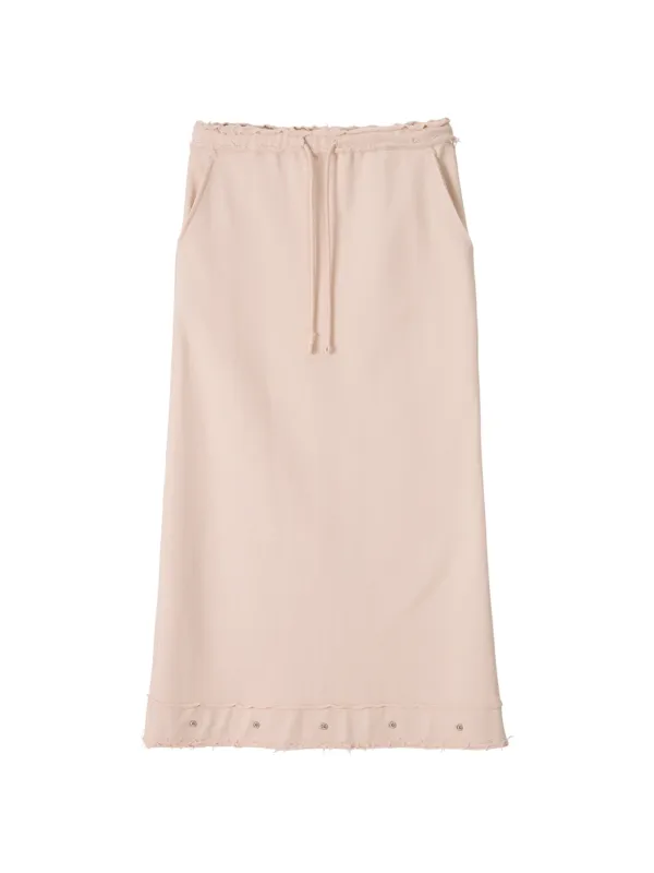 Studded Sweat Skirt_ Skin Pink