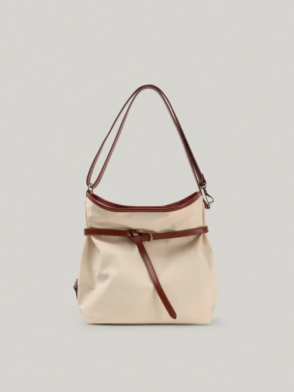 SORTIE BAG LIGHT BEIGE - NYLON솔티백