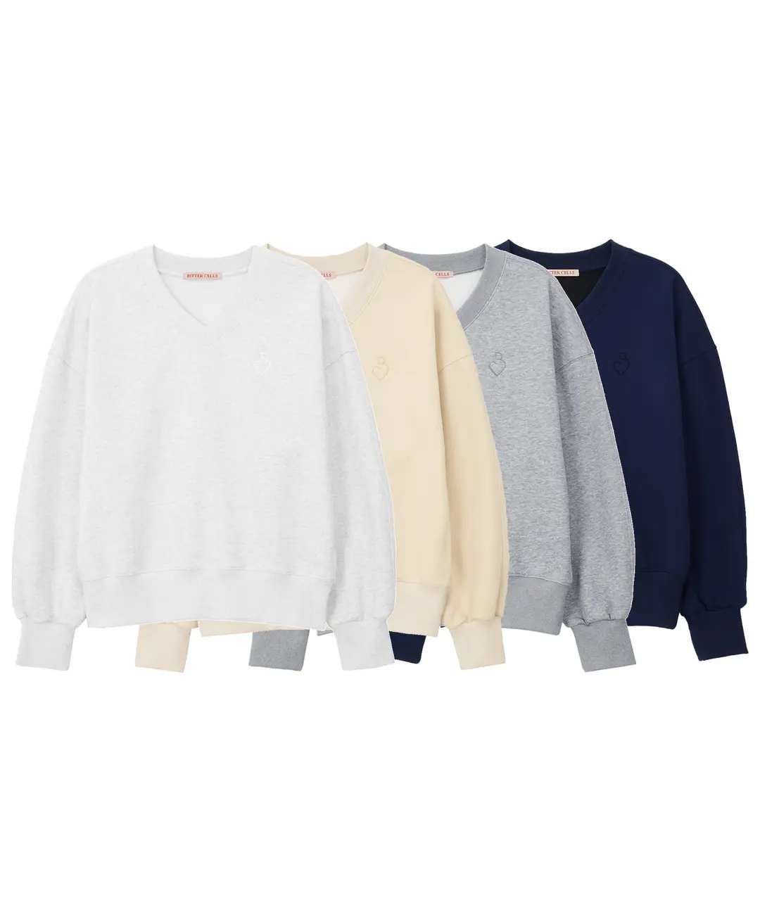 비터셀즈 Essential V Neck Sweat Shirt - 4 Colors 상품 이미지 3