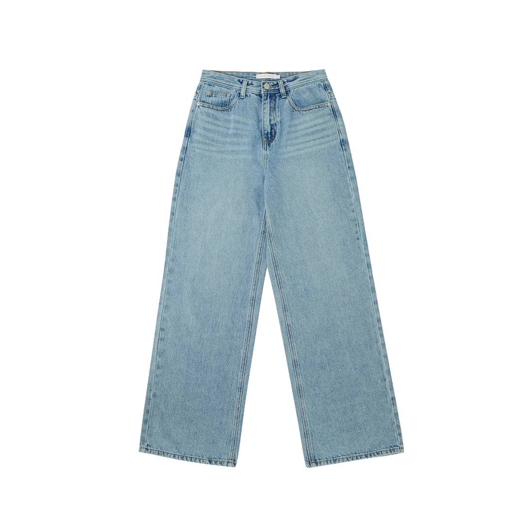 피브비 Relaxed Fit Denim Pants (medium blue) 상품 이미지 2