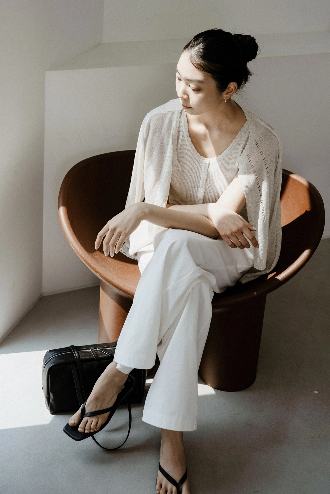 스앨더 32774_ Linen sleeveless top TW 상품 이미지 1