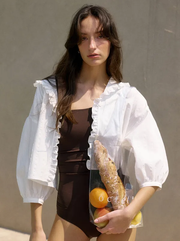DETAIL FRILL BLOUSE_WHITE