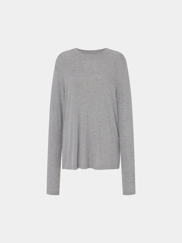 Meryl rayon silk blended T
