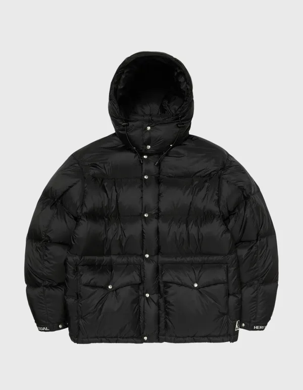 RIPSTOP GOOSE DOWN PARKA / Black