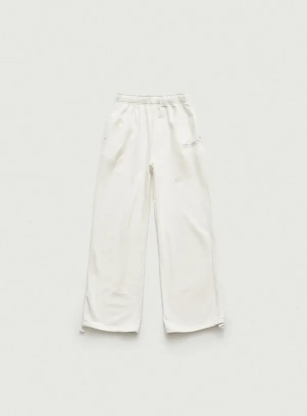 Campie Sweat Drawstring Jogger Pants_Ivory