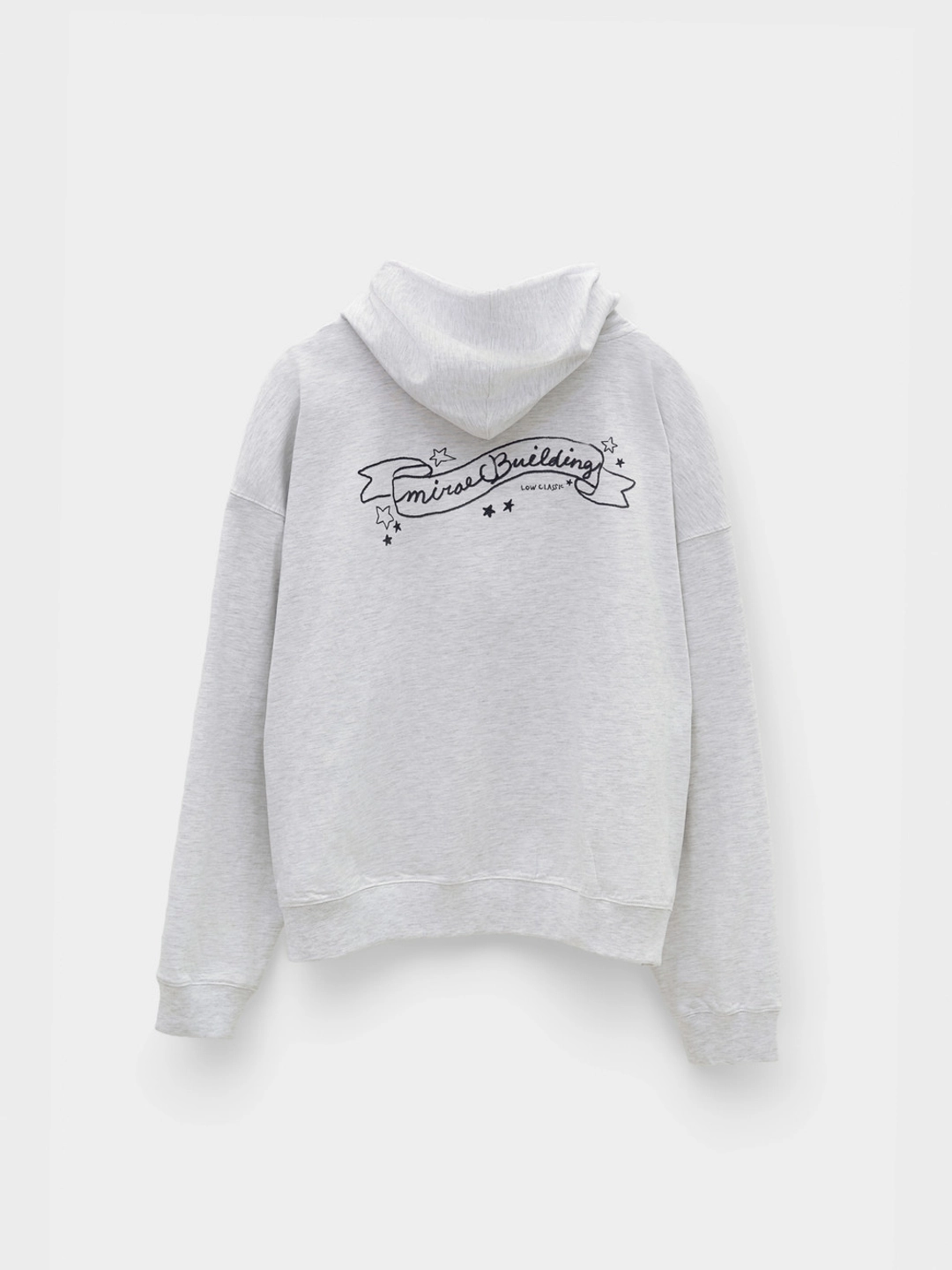 로우클래식 [Exclusive] Mirae Zip-Up Hoodie_Light Melange Grey 상품 이미지 2