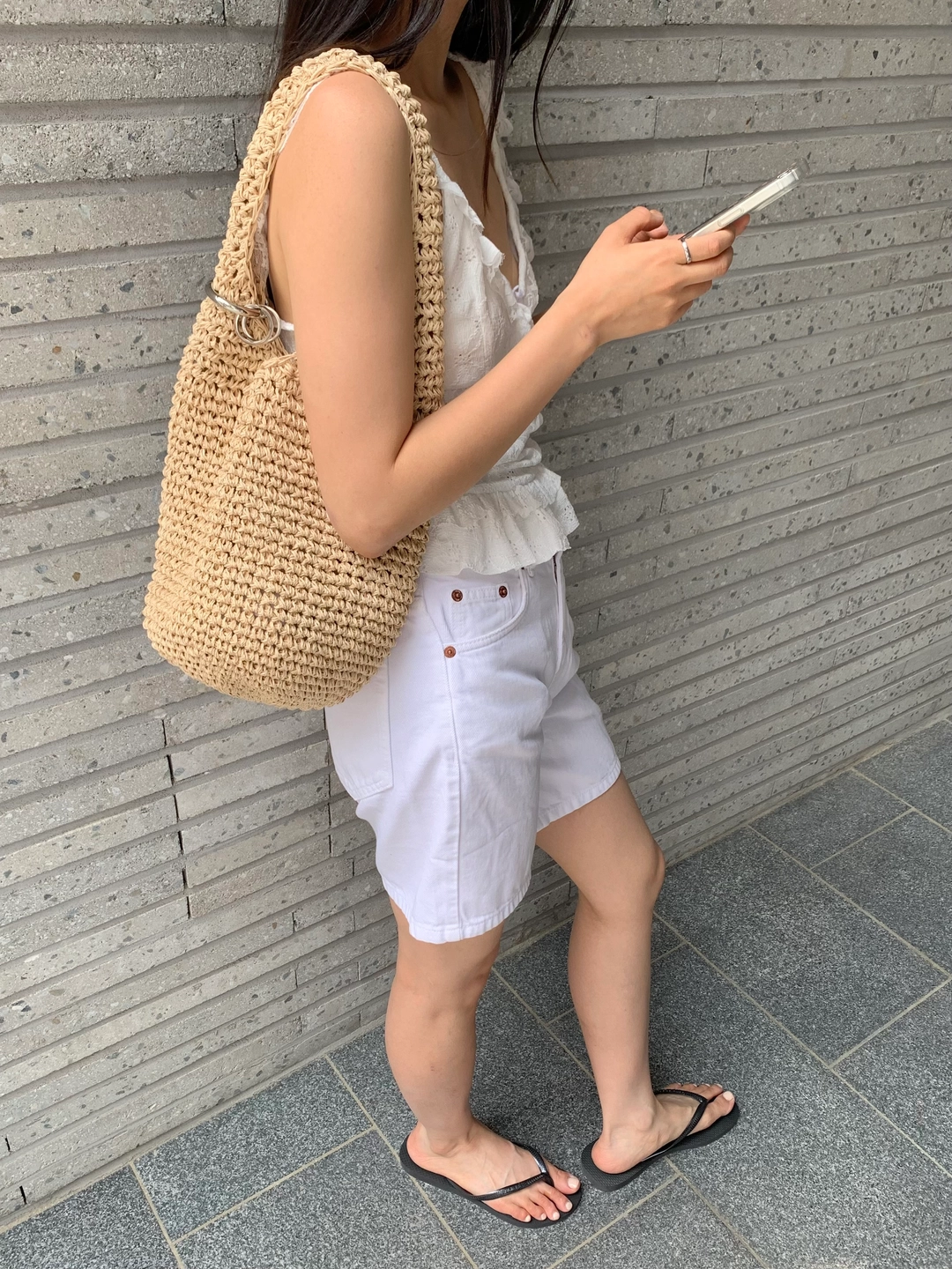 르벙드 raw bag(beige) 상품 이미지 2