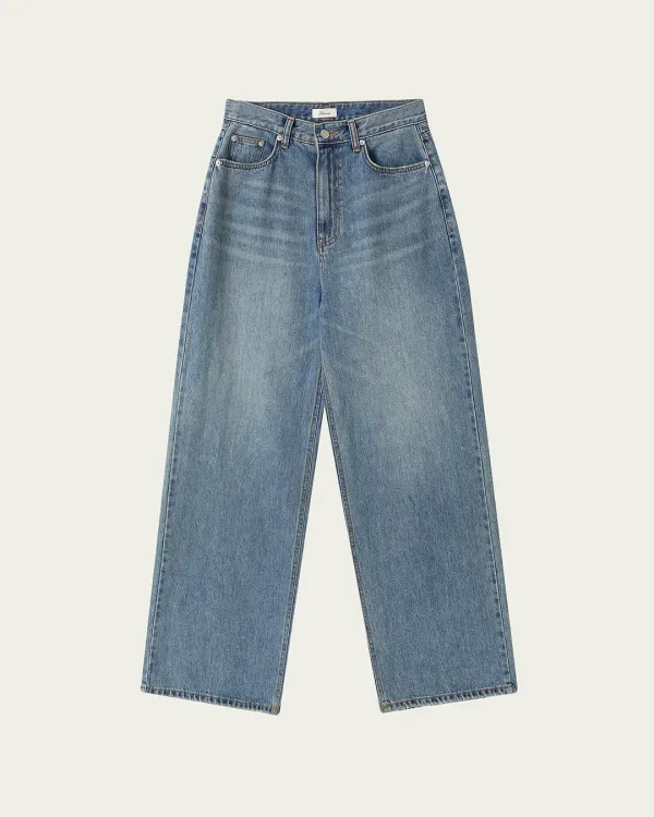(3차) Rog Loose Denim - Mid Blue