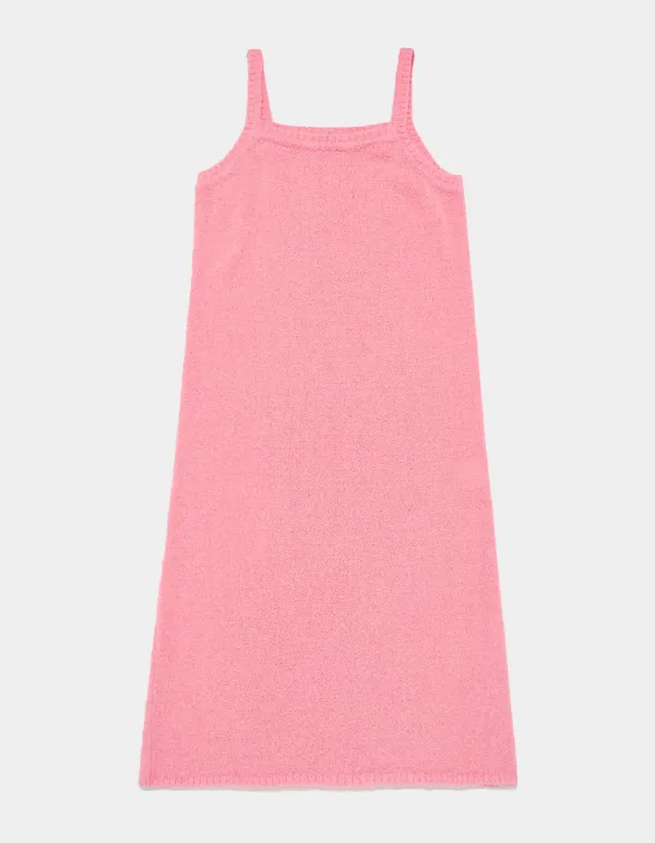 NEW 90s Kate Knit Dress (Salmon Pink)
