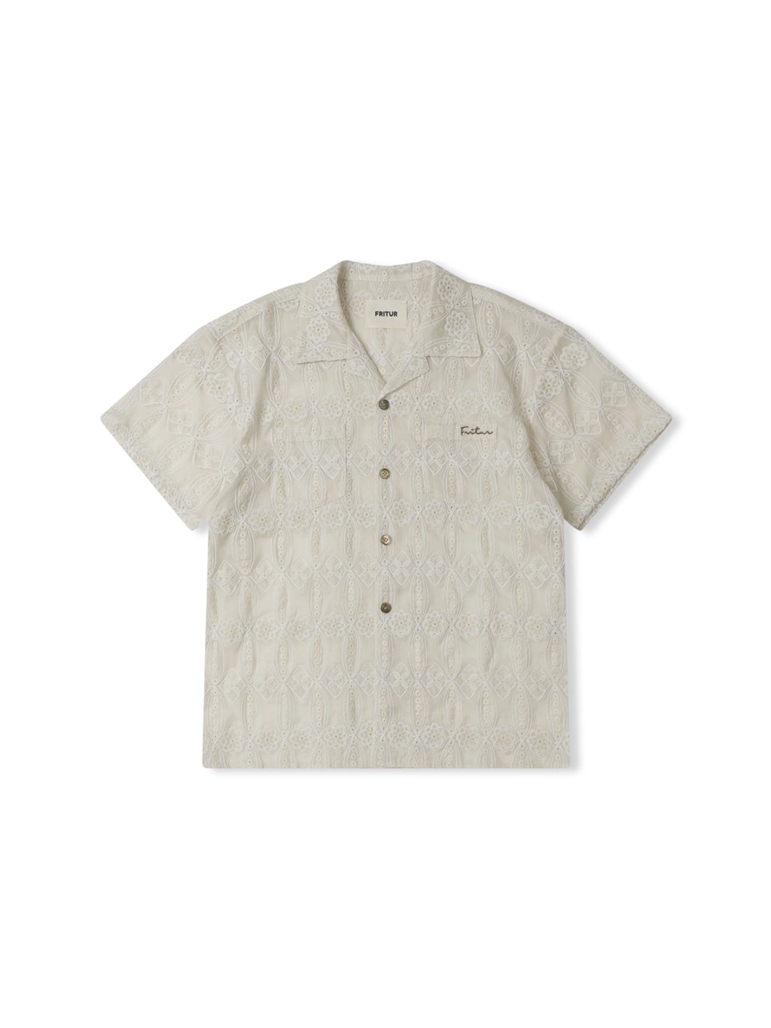 프리터 The NEEDLE Shirt White_F252ST10 상품 이미지 2