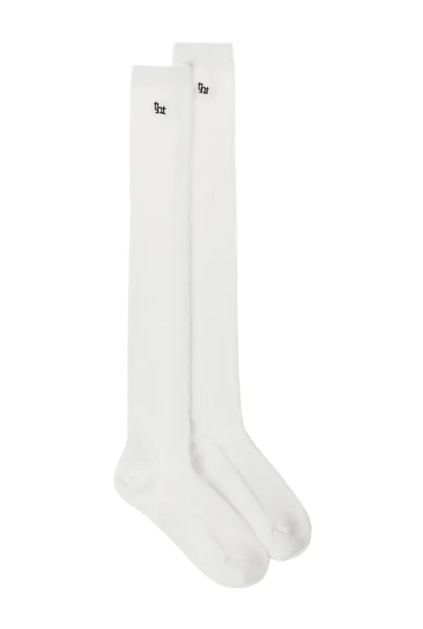 tht rib over knee socks