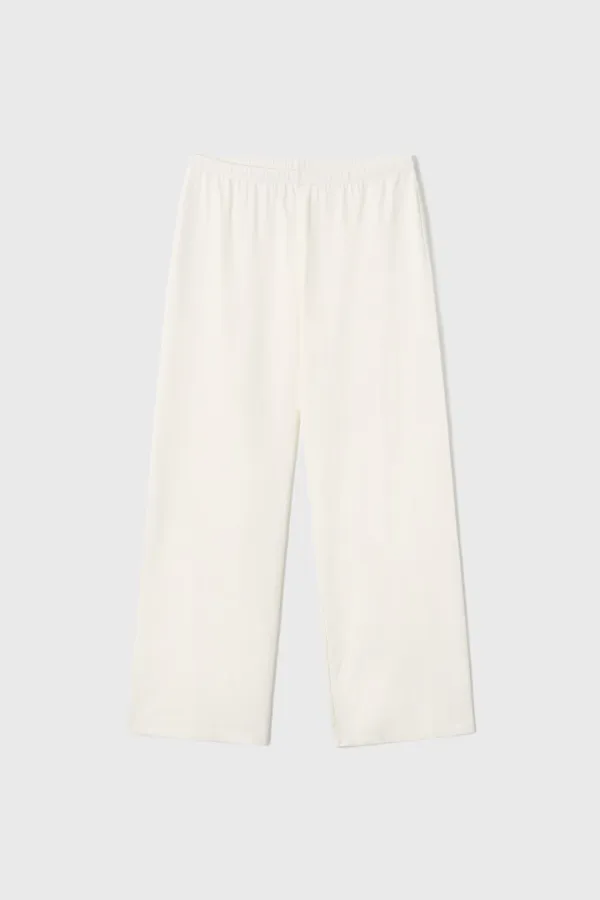 Brushed Jersey Pants (Ivory)