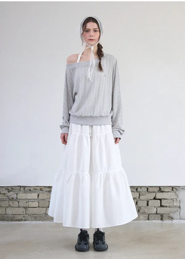  [44-120]  Dorothy Off Shoulder Knit-Sleevless Setup  도로시 오프숄더 니트-슬리브리스 셋업 (봄-여름-데일리룩-꾸안꾸-출근룩-데이트룩-캠퍼스룩-마실룩-셋업-홀터넥-오프숄더-루즈핏-자체제작) 