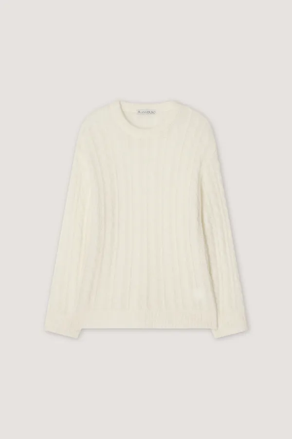 [2nd] Bake Cable Knit - Ivory