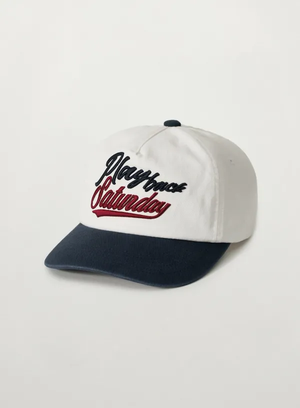 [RIIZE\'s Pick] 90s Playback Contrast Ball Cap - Navy