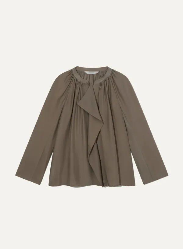Asta Gather Blouse Amber