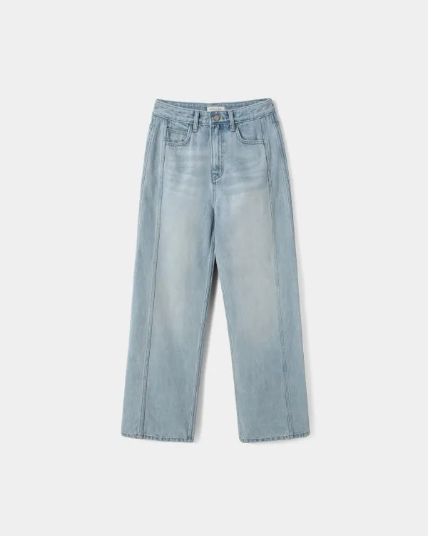 Rion Side Panel Loose Denim