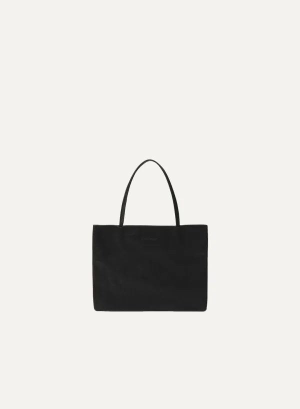Patiné Leather Bag Black