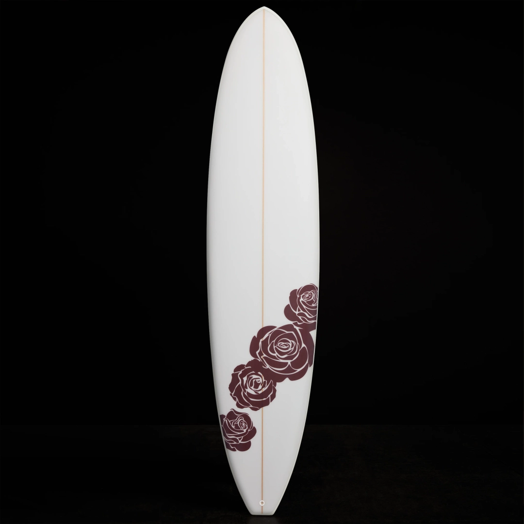 제임스펄스 Grateful Dead Longboard 7Ft 10In - Matte White w/ Roses 상품 이미지 1