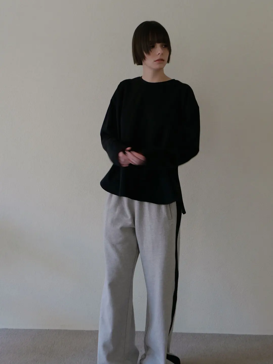심플멍 Droit Track Pants (gray) 상품 이미지 2