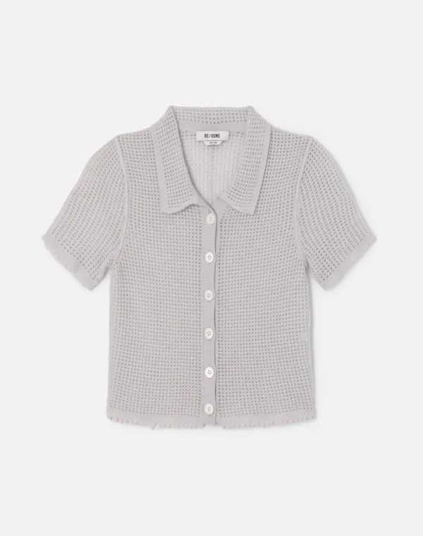 Amelia Cashmere Polo - Mist