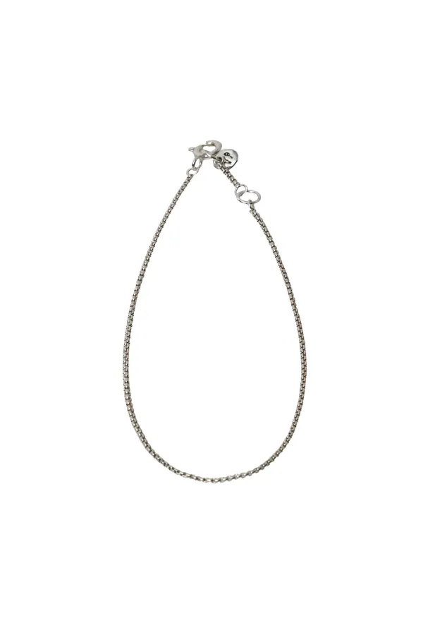Via Silver line bracelet (Silver)