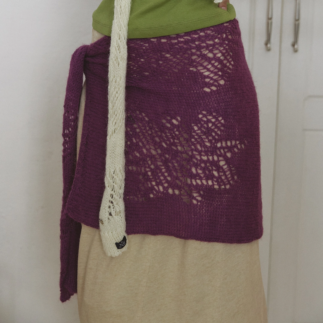 엔프프 flone multi shawl-purple 상품 이미지 1