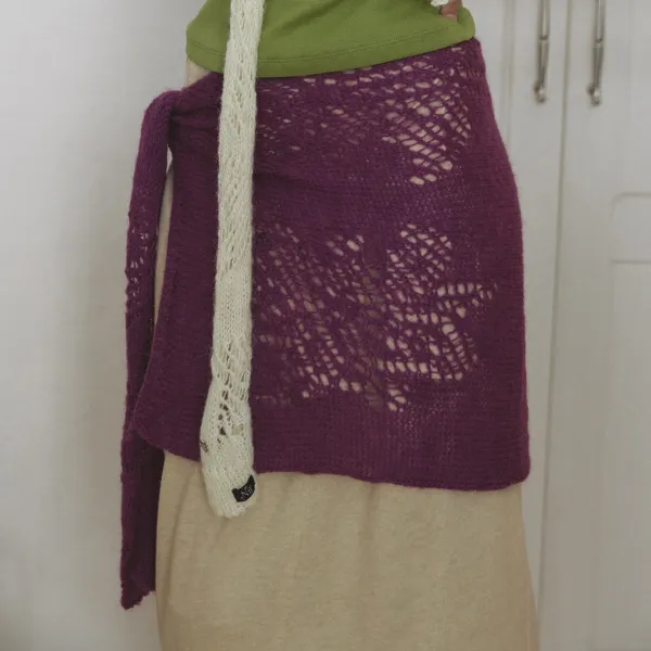 flone multi shawl-purple