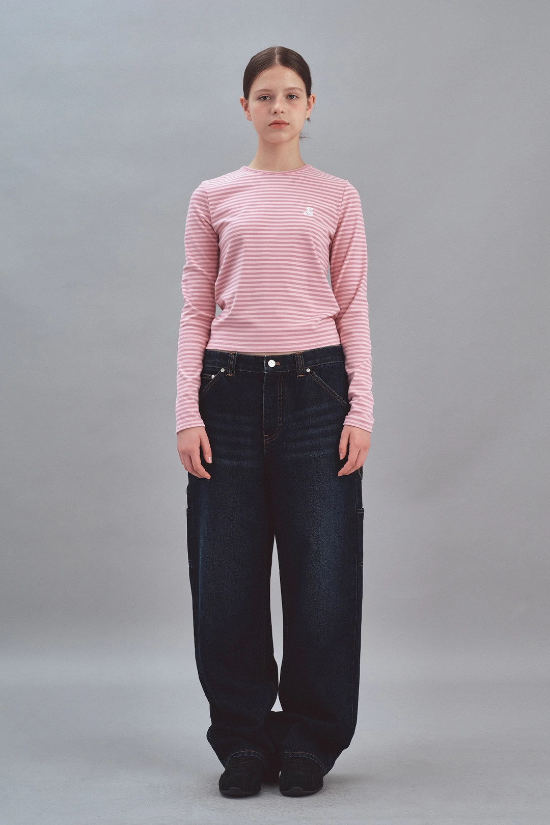 레스트앤레크레이션 STRIPE LONG SLEEVE - PINK 상품 이미지 2