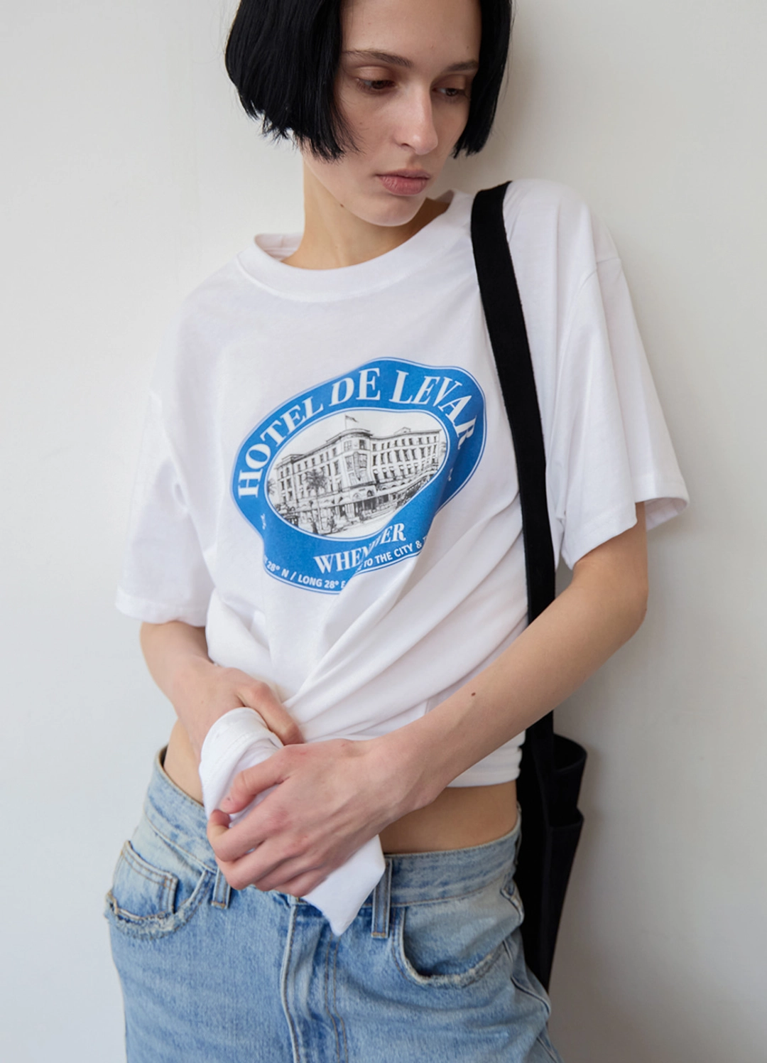 르바 Hotel De Levar T-Shirt - Off White 상품 이미지 2