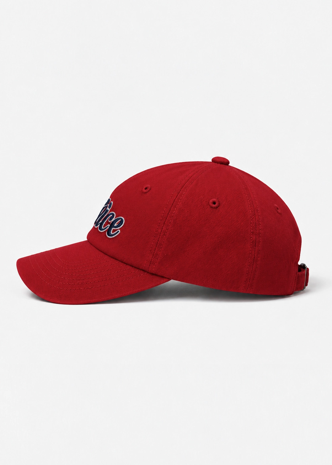 노이스 BIO WASHED BALL CAP - RED 상품 이미지 2