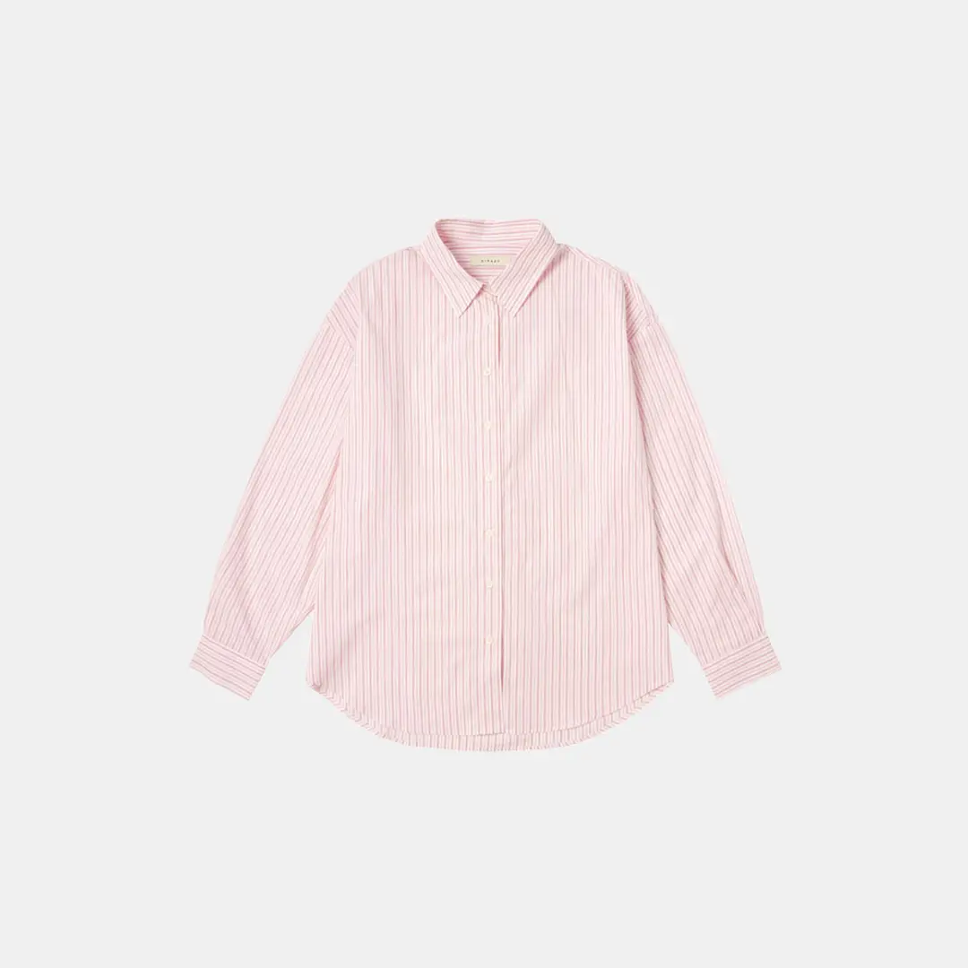 시야쥬 SITP5187 오버 핏 멀티 ST 셔츠_Light pink 상품 이미지 1