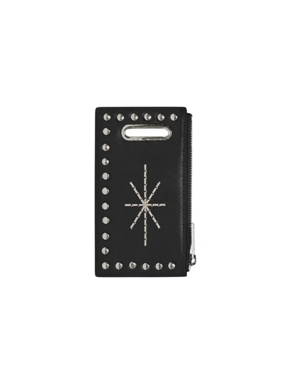 STITCH WESTERN WALLET [BLACK]