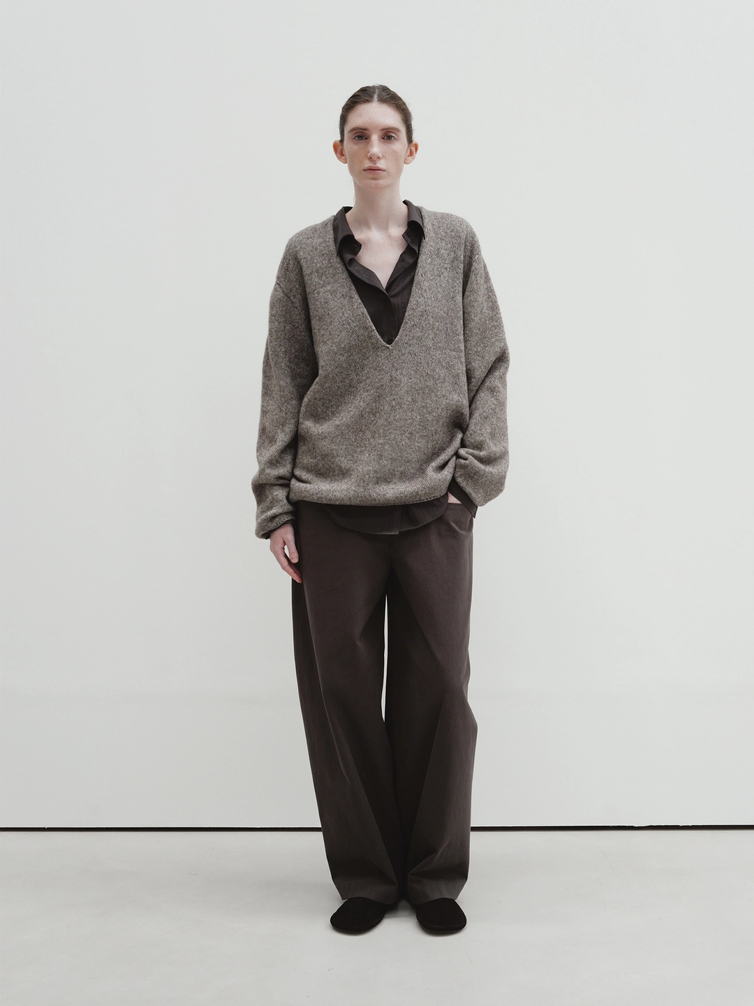 모이아 low pocket pants (smoke brown) 상품 이미지 3