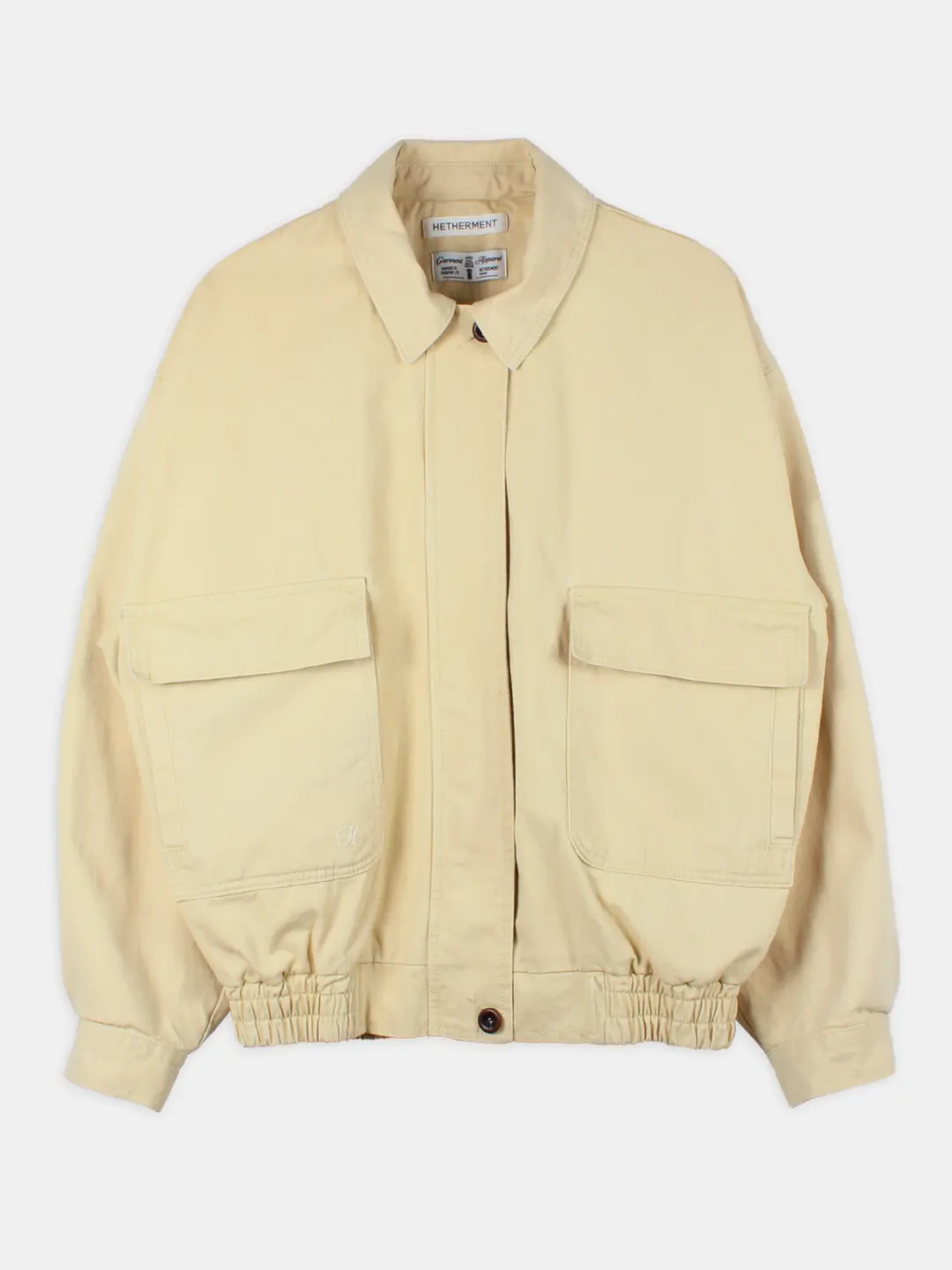 헤더먼트 90s garment washing jumper (butter) 상품 이미지 1