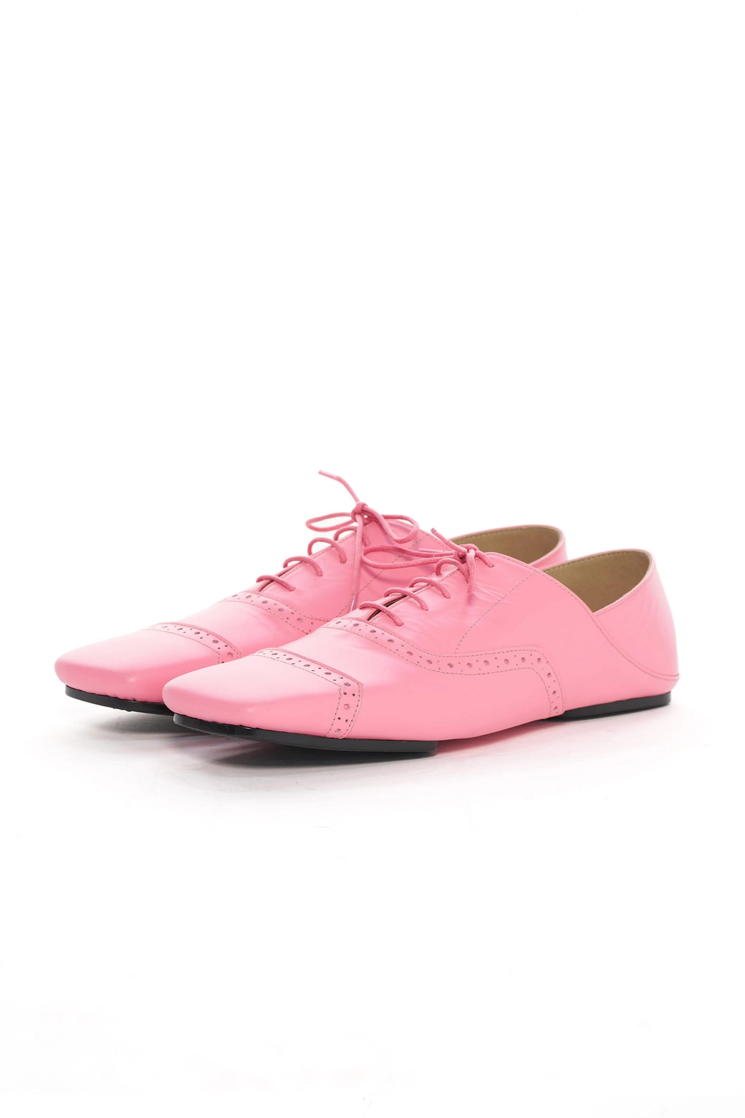 푸쉬버튼 SS26 PINK FOLDABLE OXFORD SHOES 상품 이미지 1