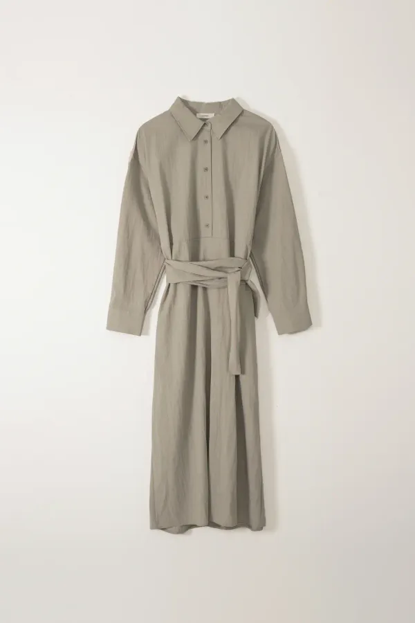 RENEE STRAP LONG DRESS_BEIGE