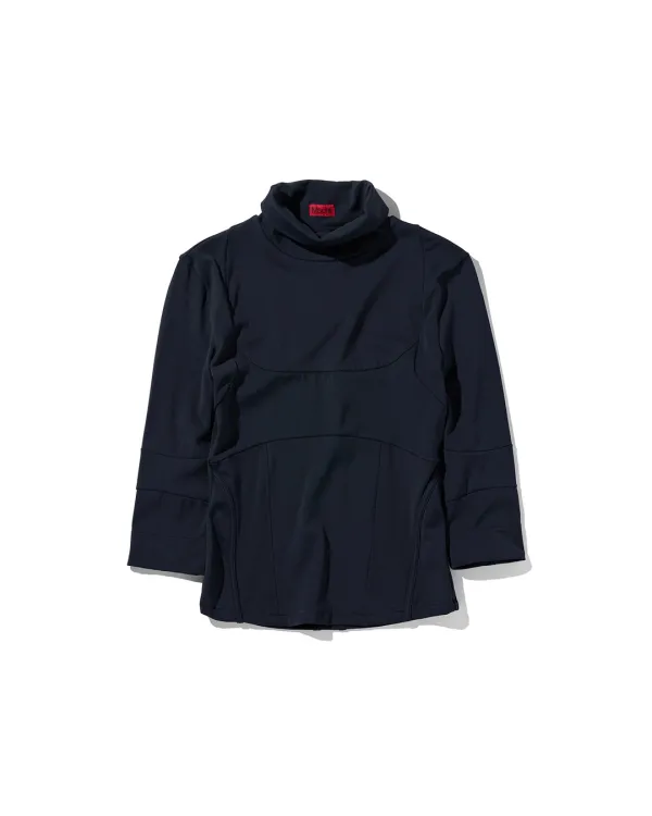 CONTOUR SEAM TOP_BLACK