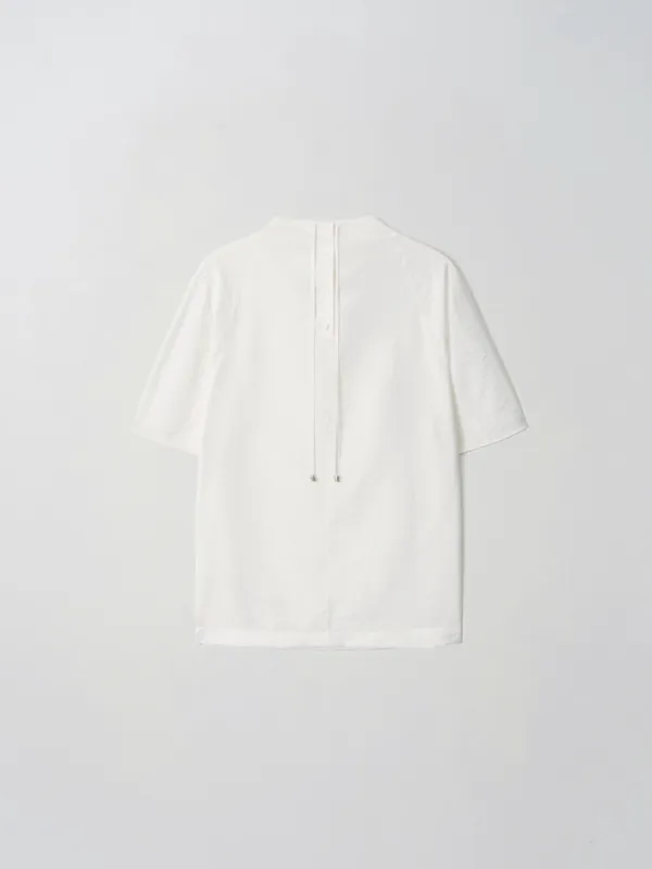 drawstring blouse (ivory)