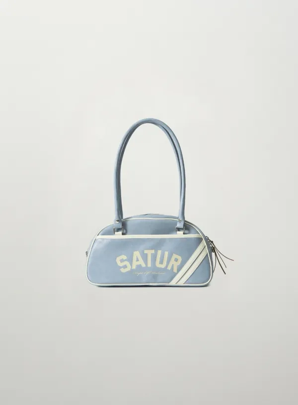 Lawton Contrast Bowling Bag - Blue