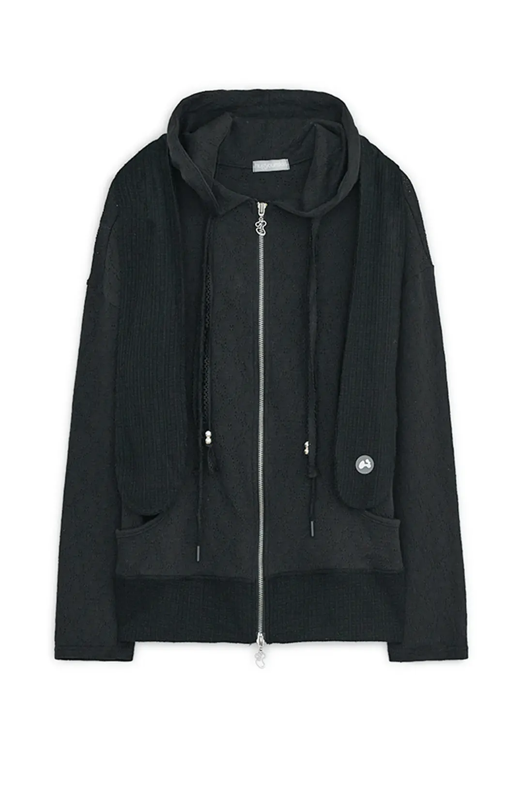 허그유어스킨 Togging hoodie zip-up (Black) 상품 이미지 1