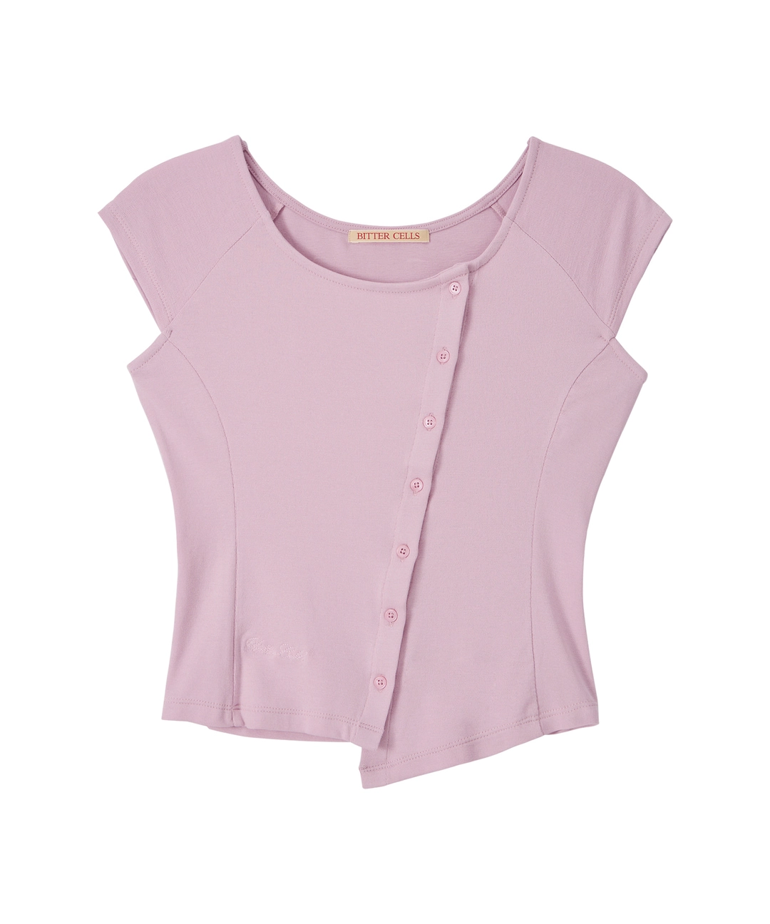 비터셀즈 Edith Button Up Blouse-Pink 상품 이미지 1