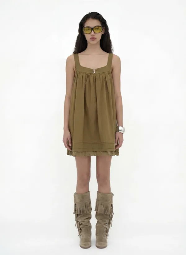 BONNY MINI DRESS (OLIVE)