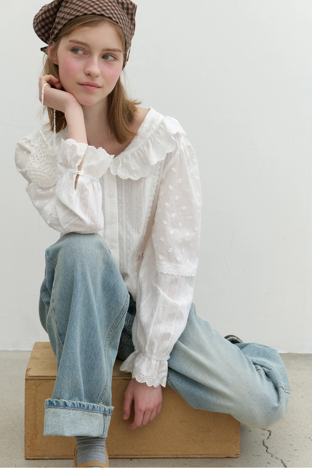 순수 Cottage Top White 상품 이미지 1