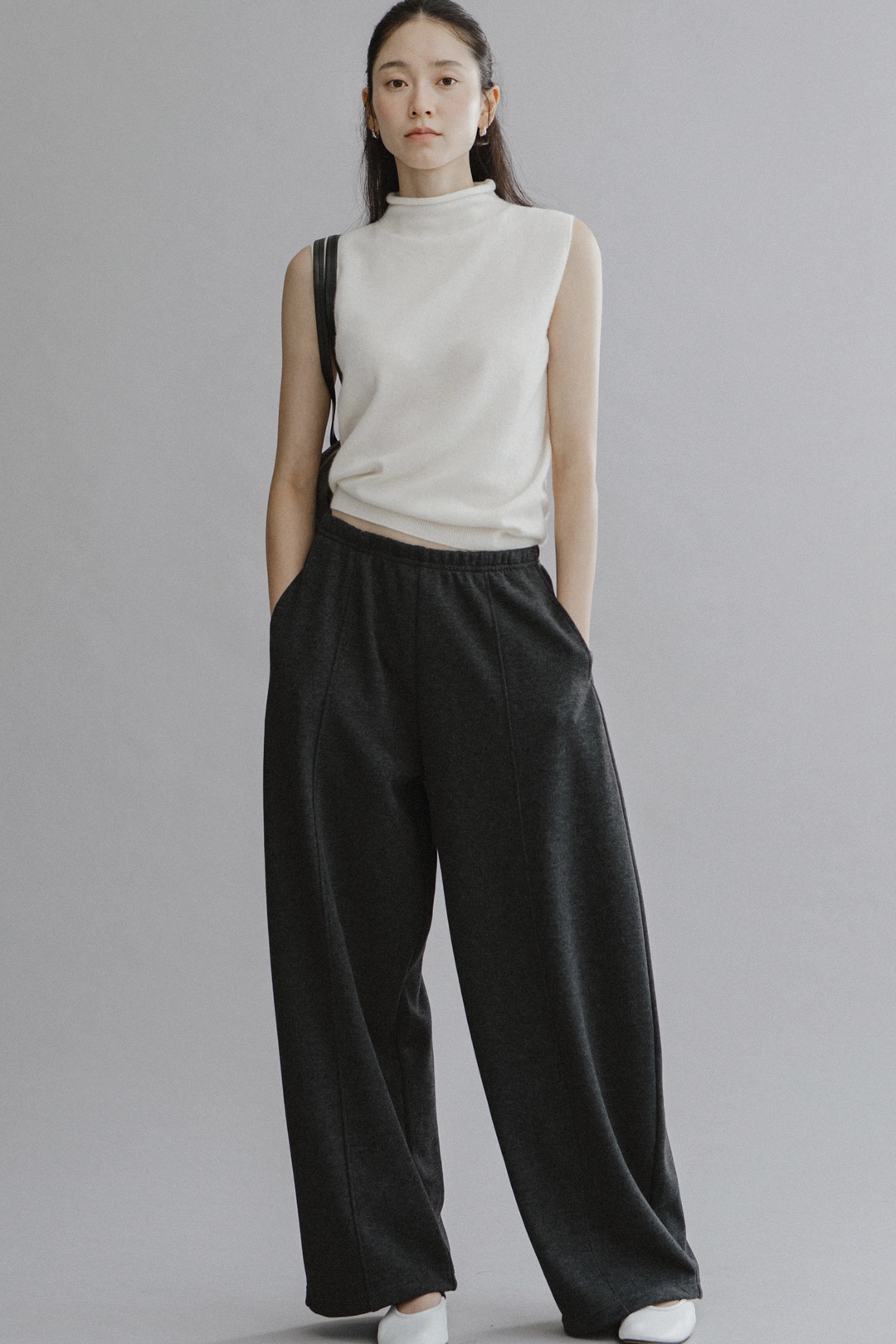 스앨더 39178_Curved Seam String Sweatpants [DYAUDETD] 상품 이미지 2