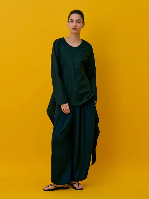Drape Blouse_Black