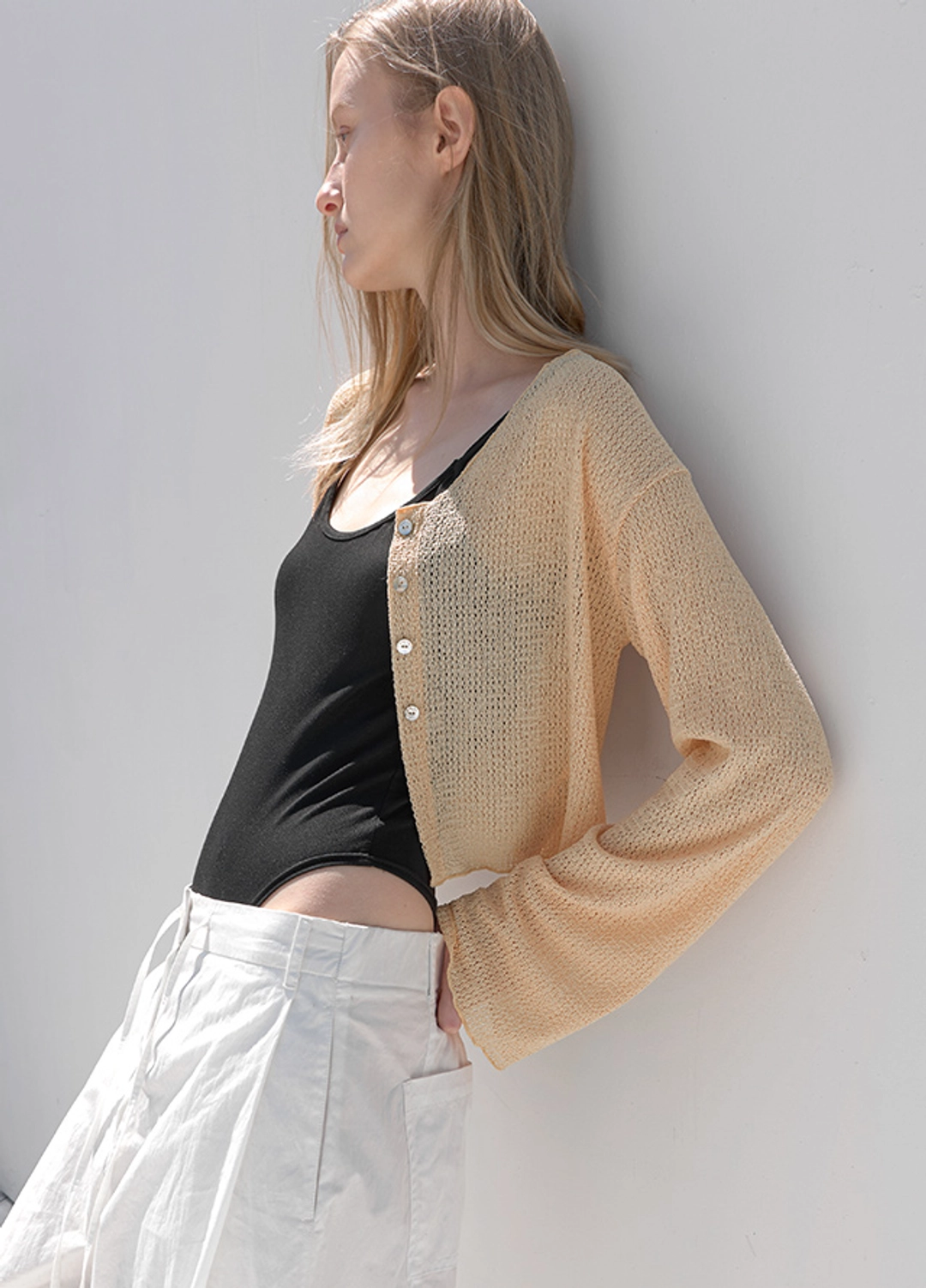 아뜰리에 나인 (CD-2269)EMBO LACE COVER-UP CARDIGAN 상품 이미지 1
