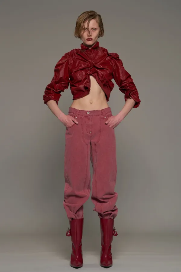 FW26 WINE WIRE SHAPE SHIRT